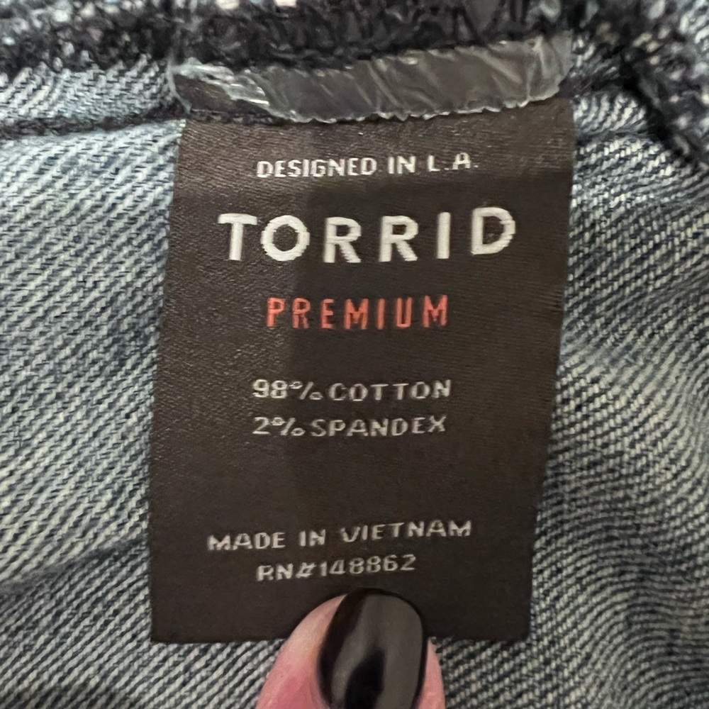 Torrid Embroidered Denim Jacket - Picture 14 of 15